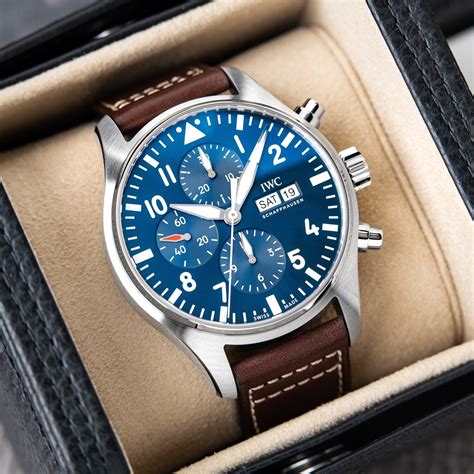 iwc le petit prince chronograph|iwc big pilot chronograph.